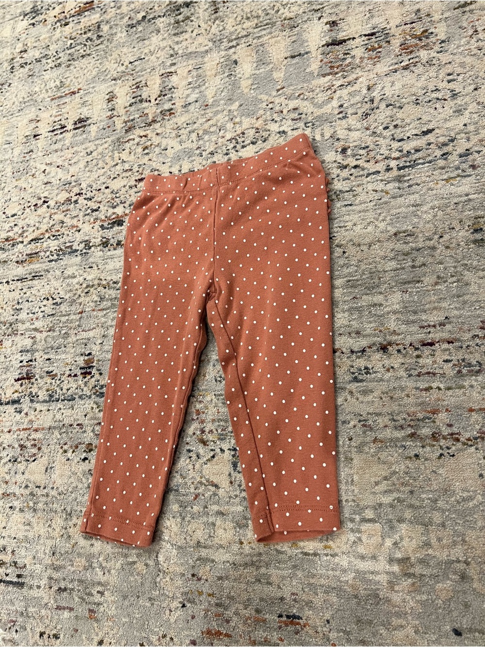 Carter's Rust Dot Stretch Leggings